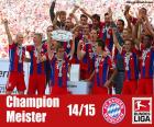 Bayern Münih, şampiyon 2014-2015